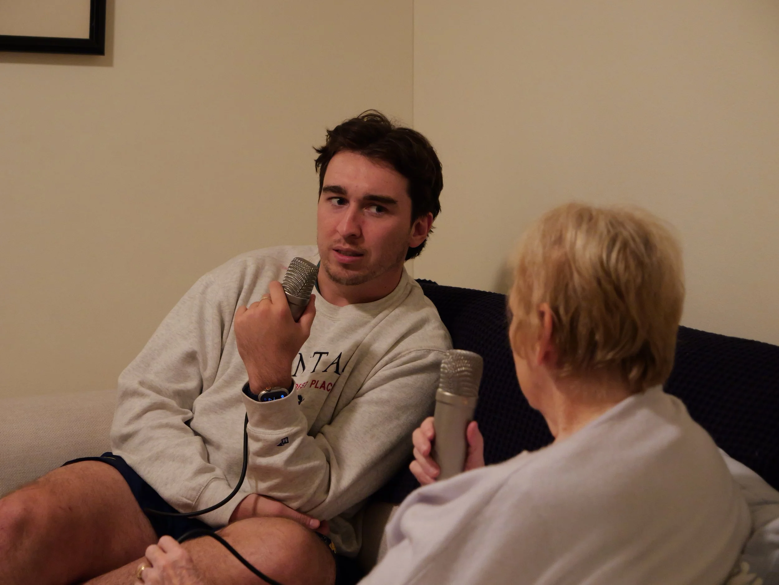 Sam Rigney and his Nan