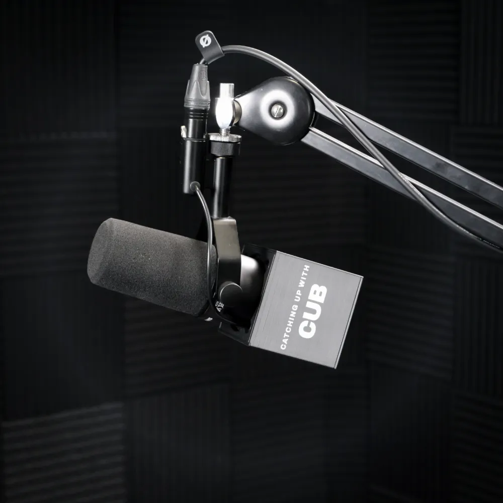 Mic cube seen from the booth